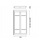 KST Suport tacam 715 240x490mm,gri orion